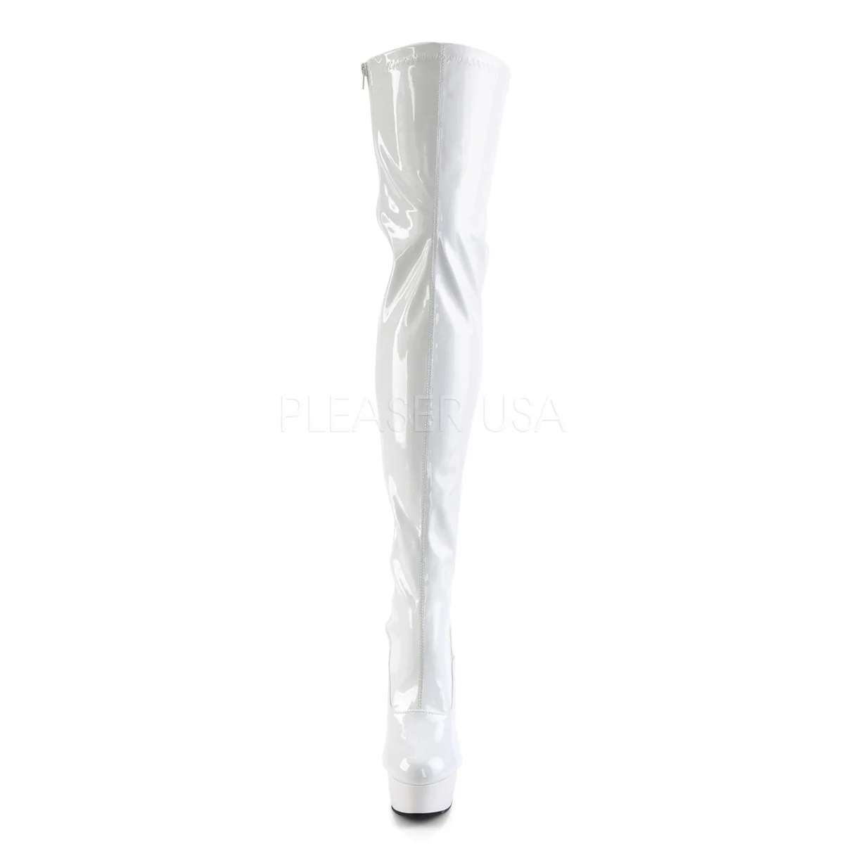 DELIGHT-3063  White Str Patent/White - Image 2