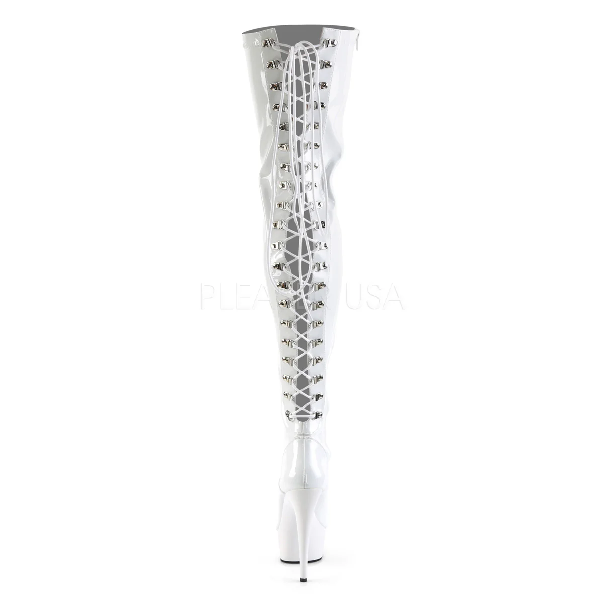 DELIGHT-3063  White Str Patent/White - Image 4