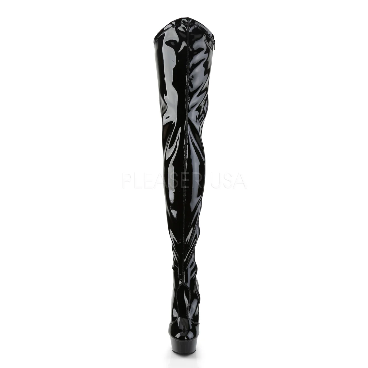 DELIGHT-4000 Black Str Patent/Black - Image 2