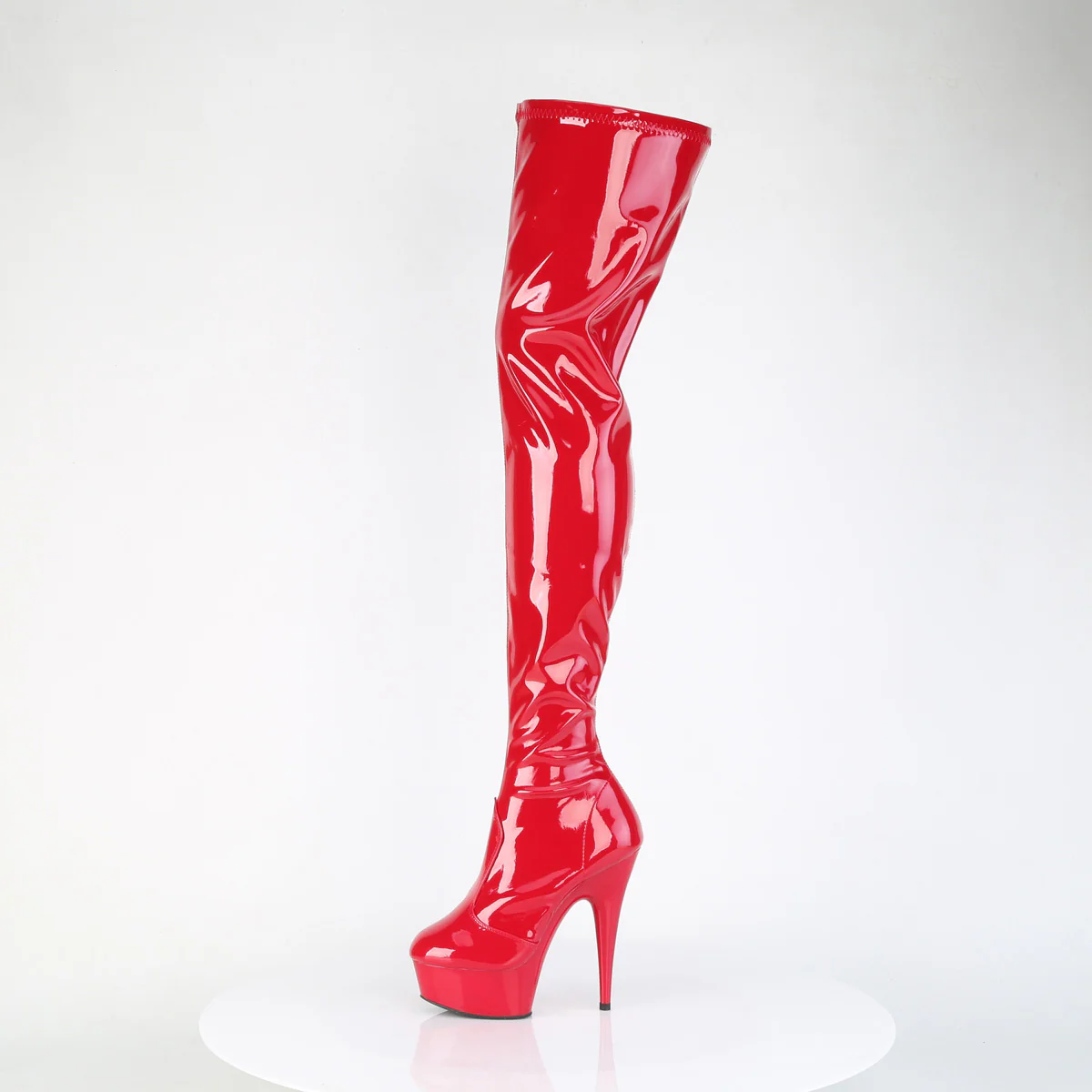 DELIGHT-4000  Red Stretch Patent/Red - Image 3
