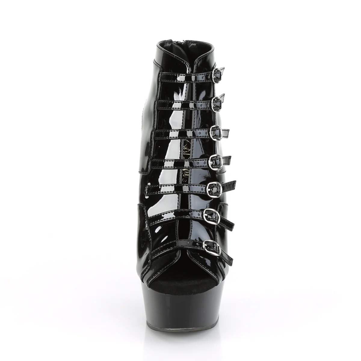 DELIGHT-600-11 Black Patent/Black - Image 2