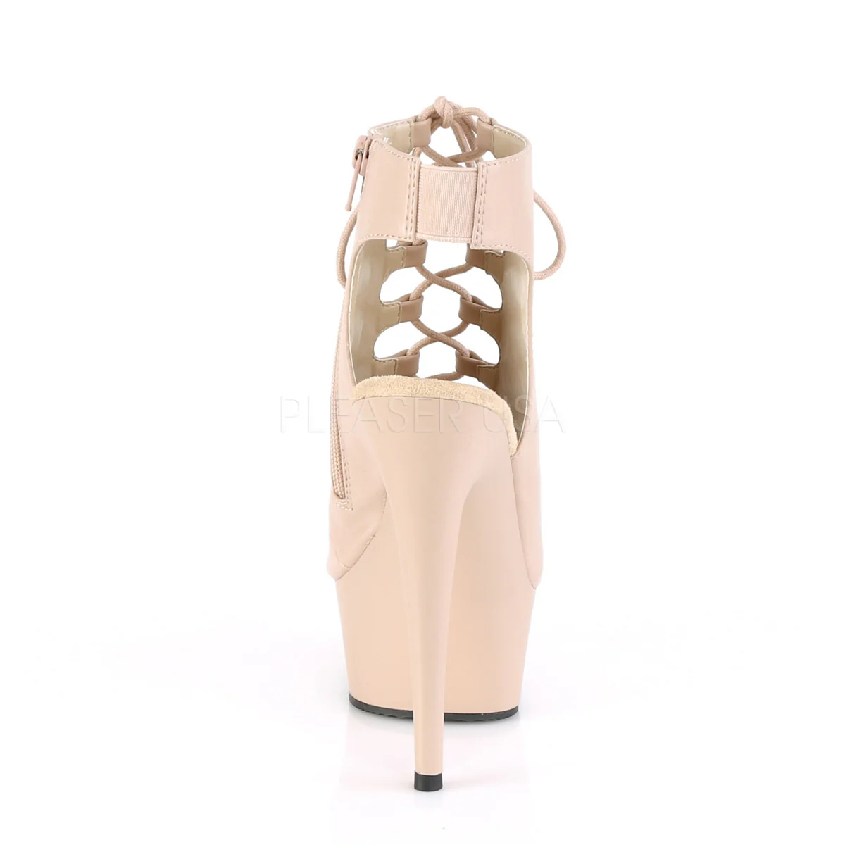DELIGHT-600-20  Nude Faux Leather/Nude Matte - Image 4