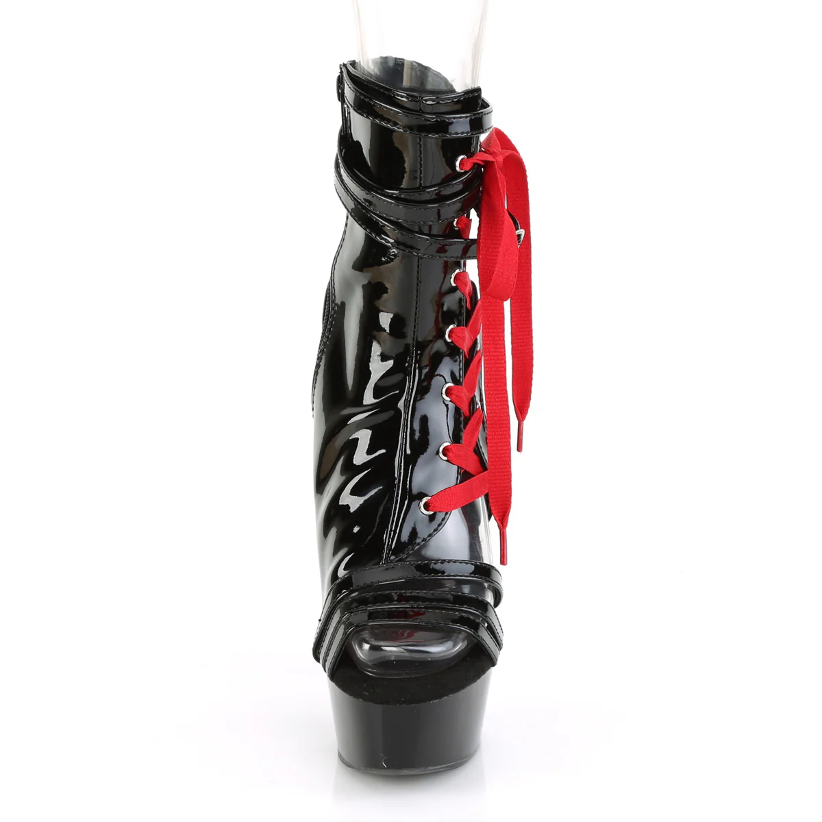 DELIGHT-600-36  Black Patent (Red Lace)/Black - Image 2