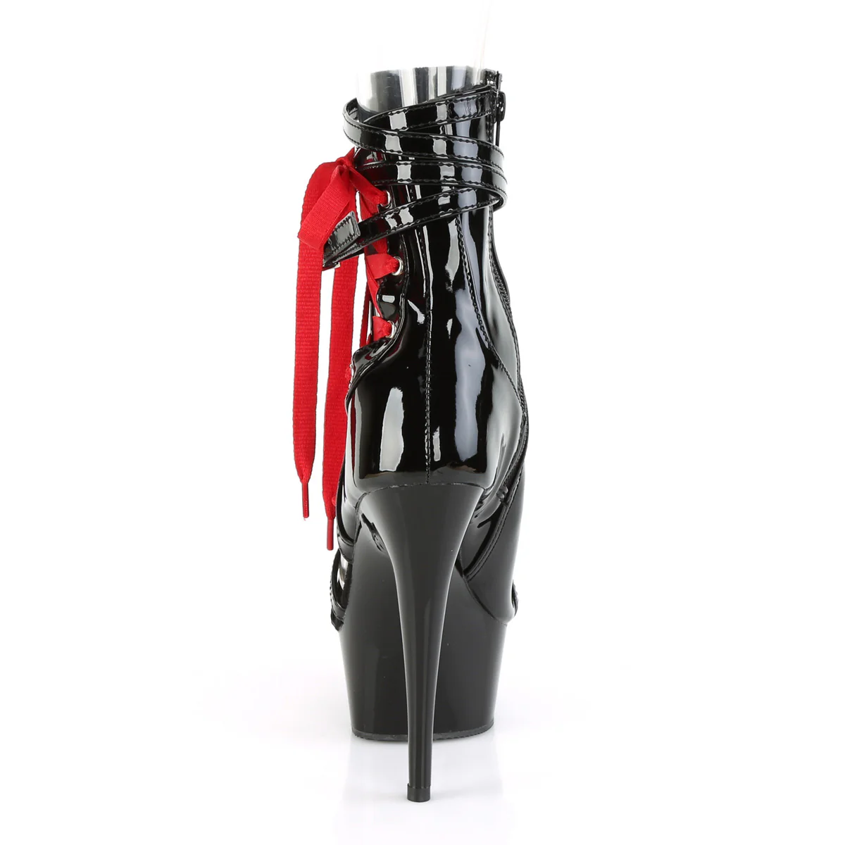 DELIGHT-600-36  Black Patent (Red Lace)/Black - Image 4