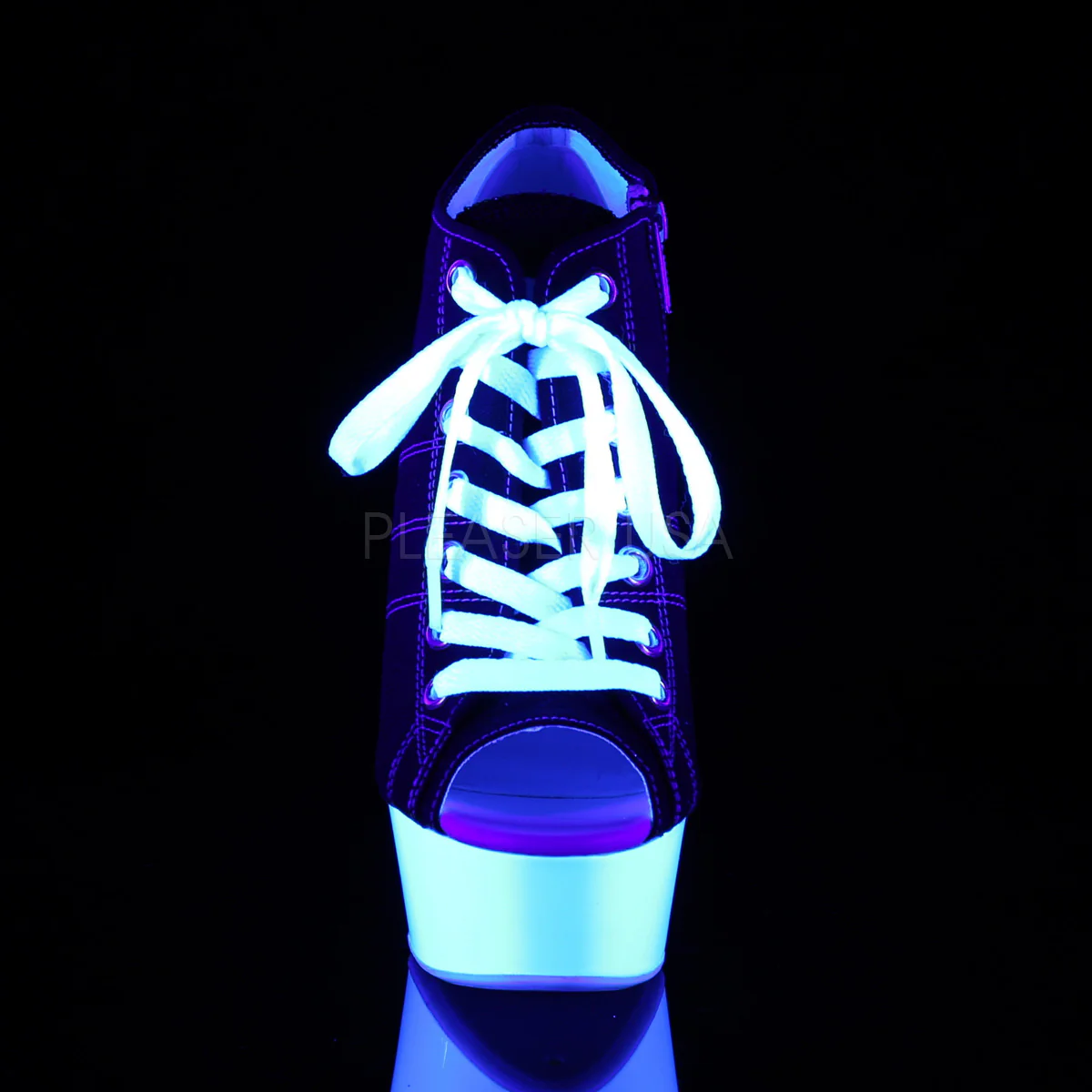DELIGHT-600SK-01 Black Canvas/Neon White - Image 2