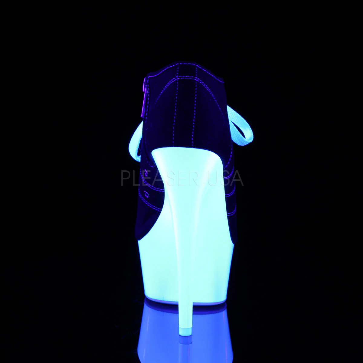 DELIGHT-600SK-01 Black Canvas/Neon White - Image 4