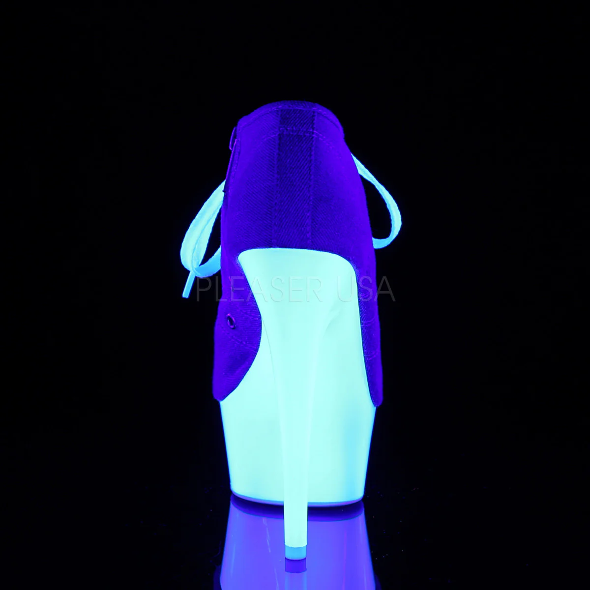 DELIGHT-600SK-01  Denim Blue Canvas/Neon White - Image 3