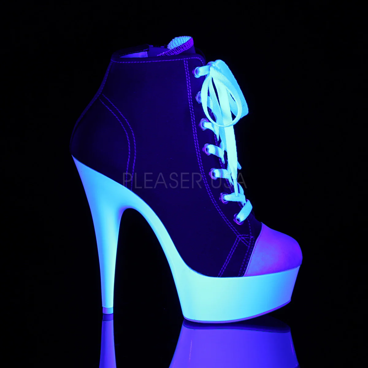 DELIGHT-600SK-02  Red Canvas/Neon White - Image 5