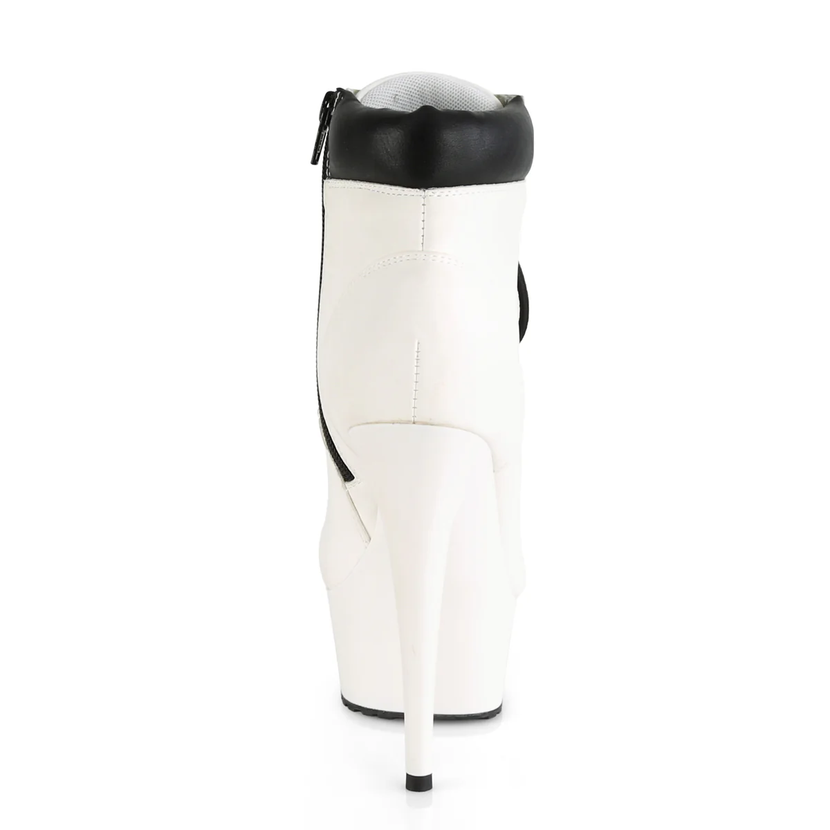 DELIGHT-600TL-02 White Nubuck Faux Leather/White Matte - Image 4
