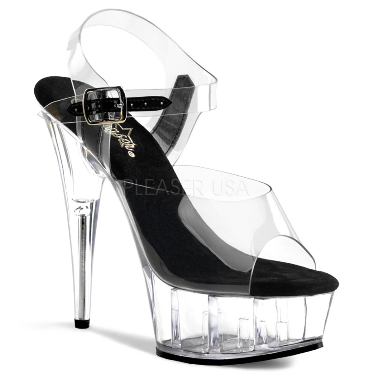 DELIGHT-608  Clear-Black/Clear