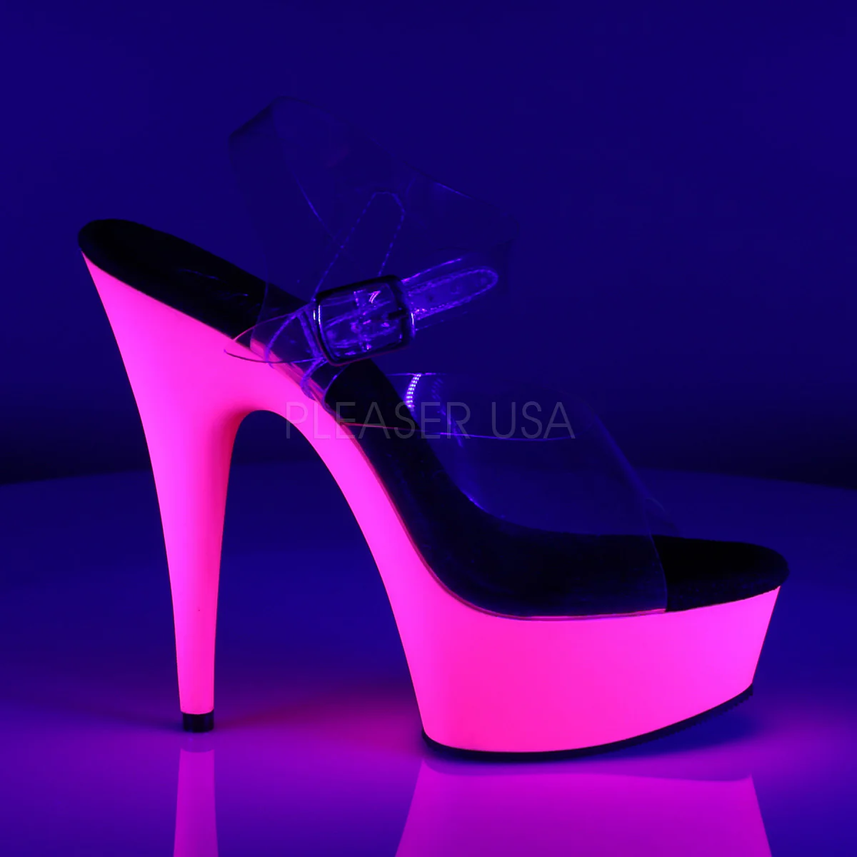 DELIGHT-608UV  Clear/Neon Pink - Image 5