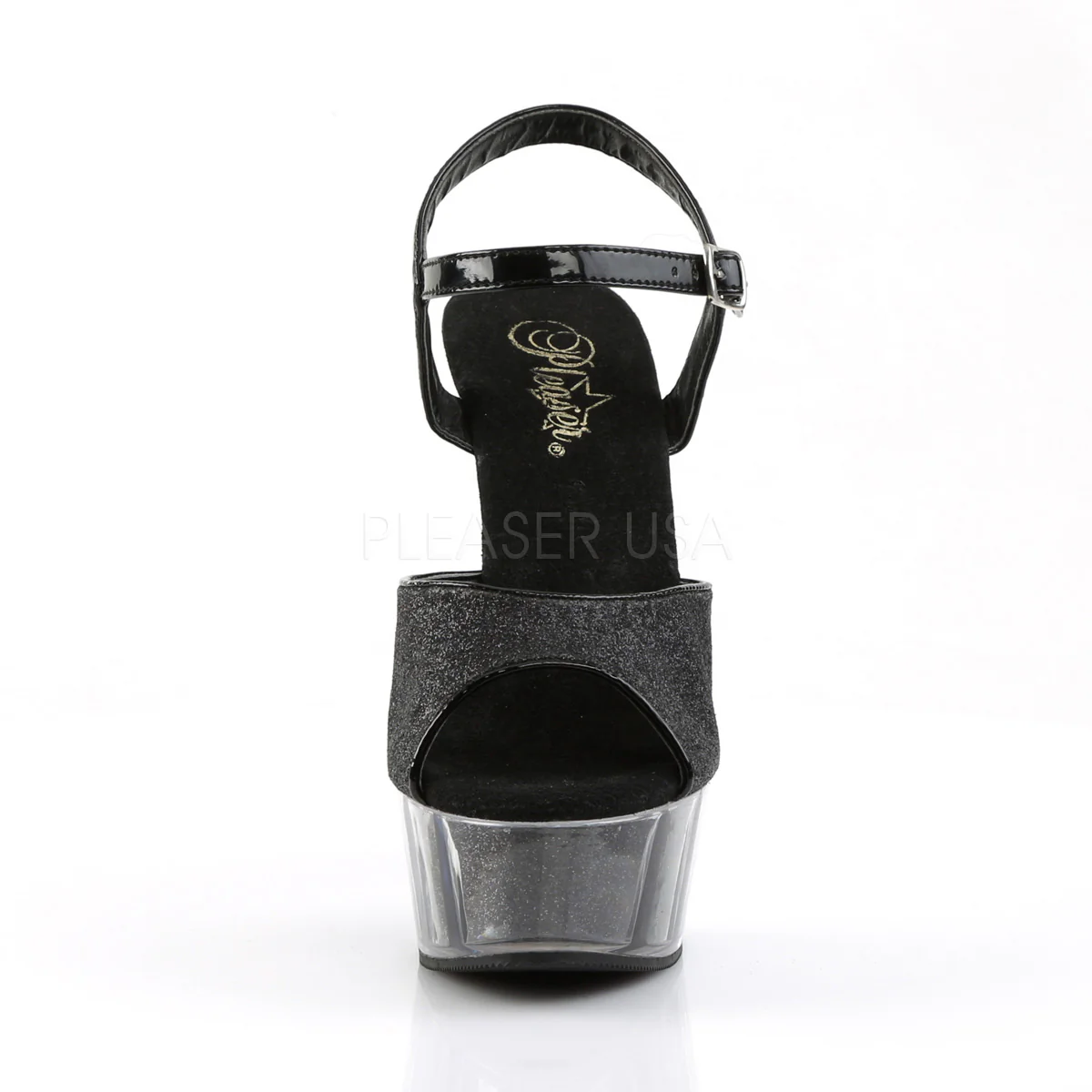DELIGHT-609-5G  Black Glitter/Black Glitter - Image 2