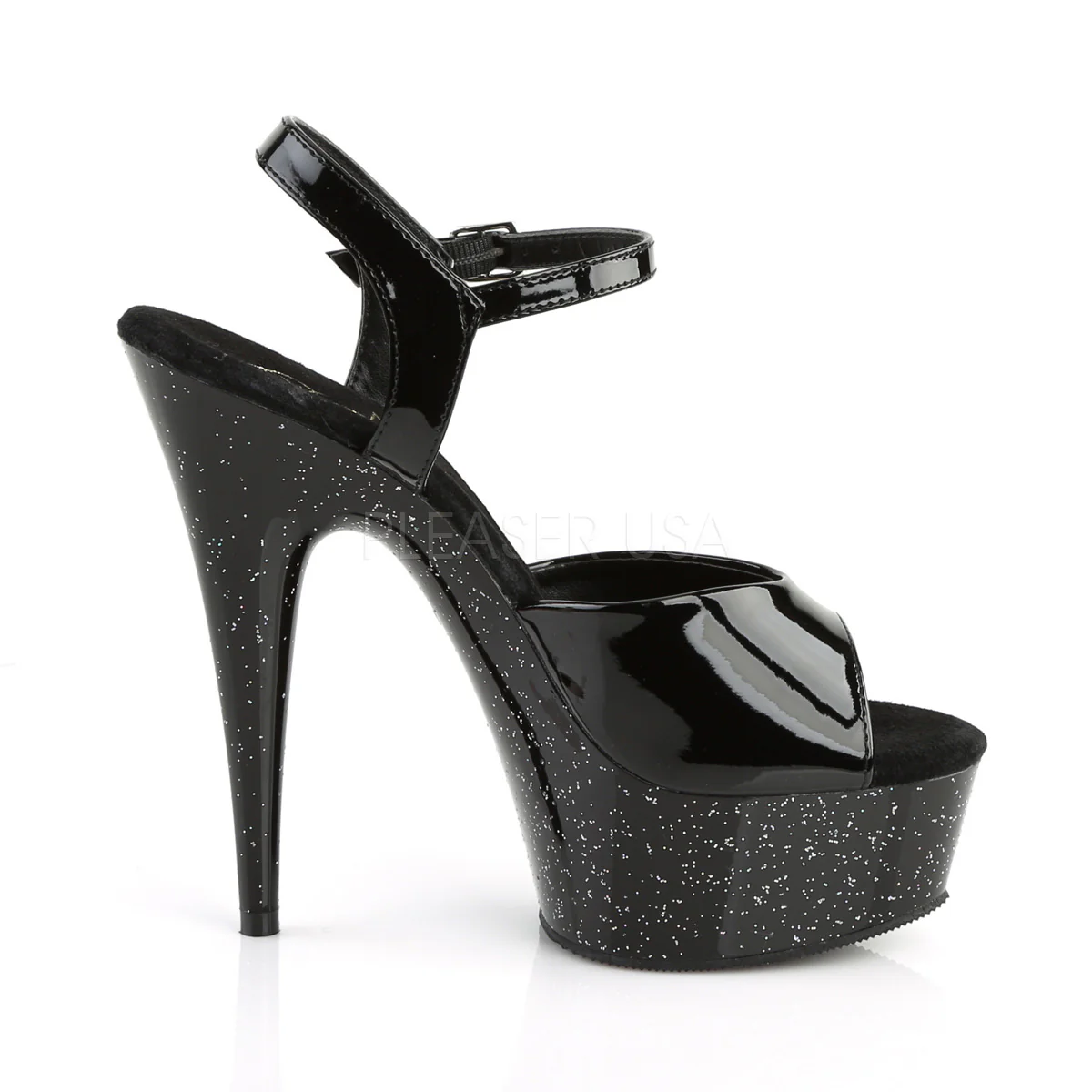 DELIGHT-609MG  Black Patent/Black - Image 5