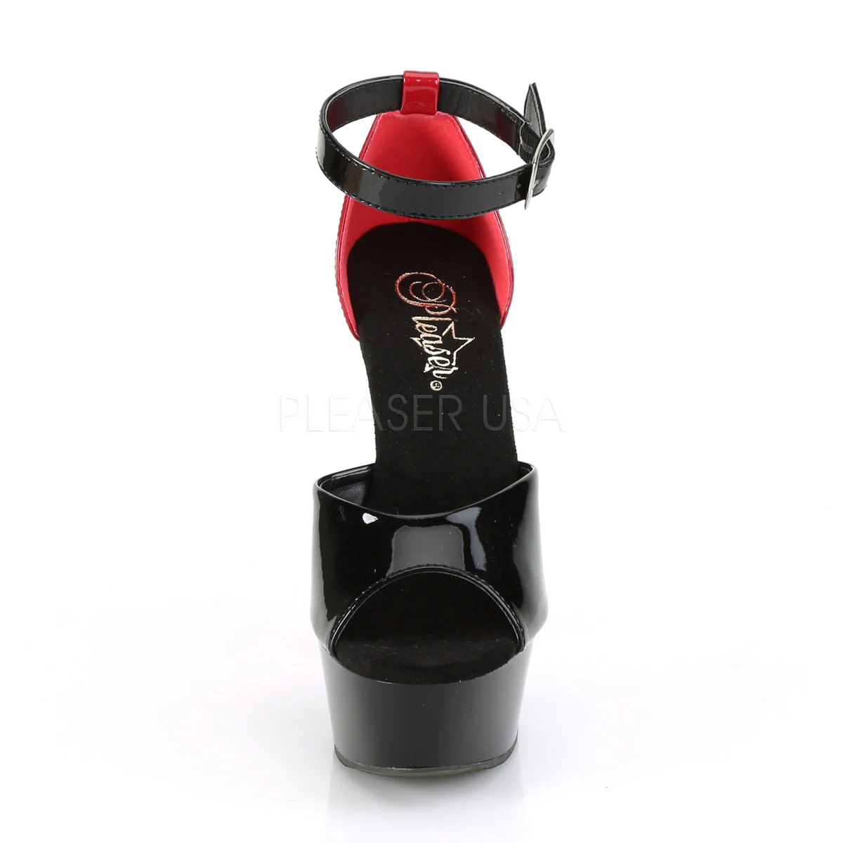 DELIGHT-617 Black-Red Patent/Black-Red - Image 2