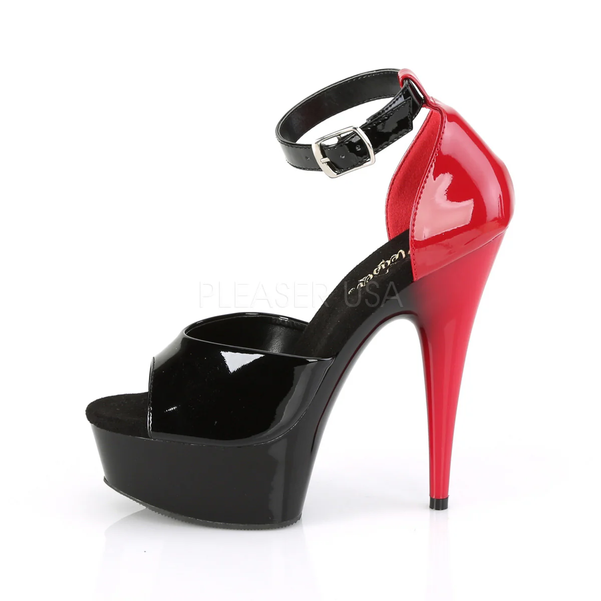 DELIGHT-617 Black-Red Patent/Black-Red - Image 3