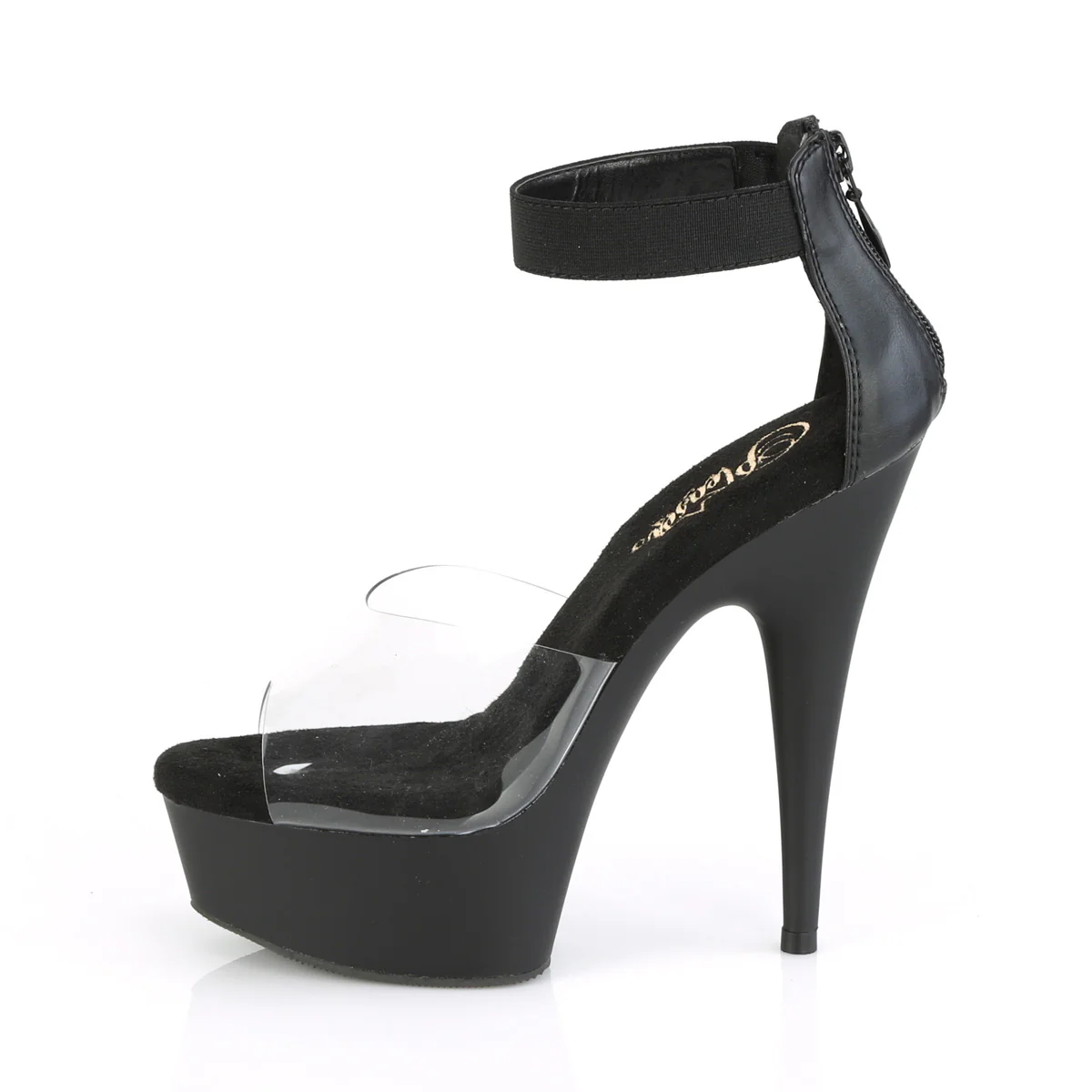 DELIGHT-624 Clear-Black Elastic Band/Black Matte - Image 3