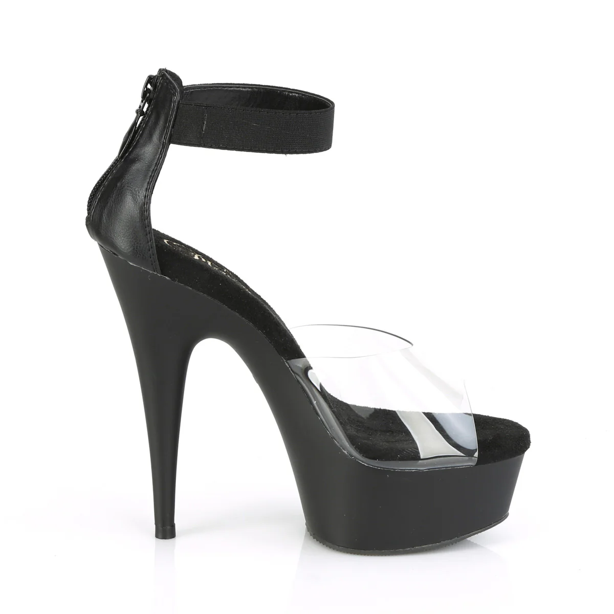 DELIGHT-624 Clear-Black Elastic Band/Black Matte - Image 5