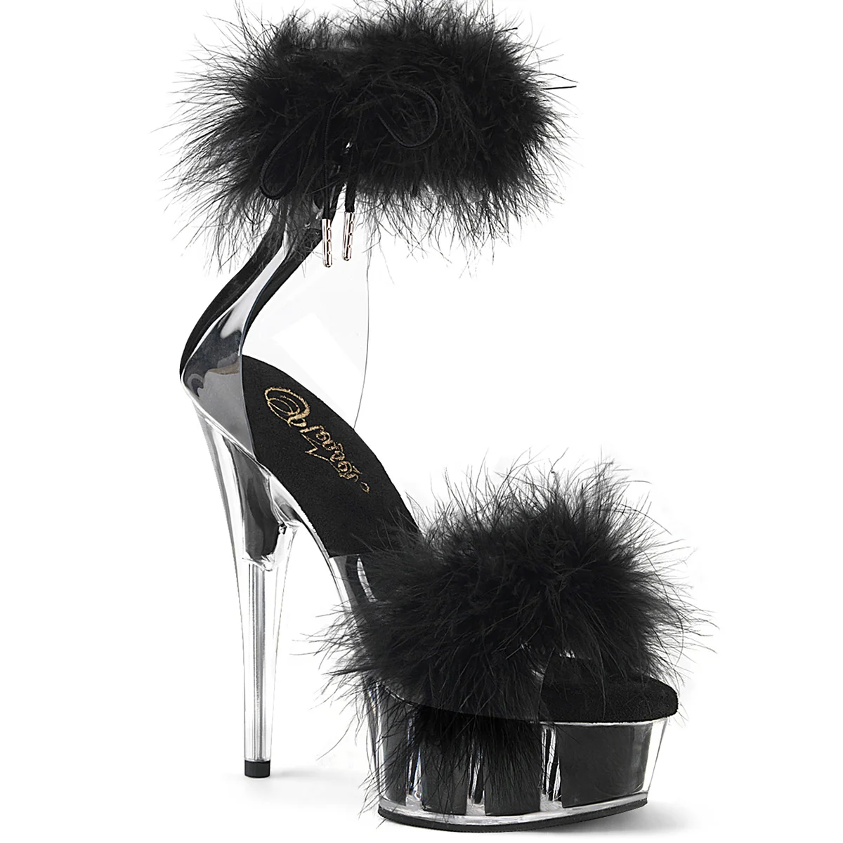 DELIGHT-624F Clear-Black Fur / M