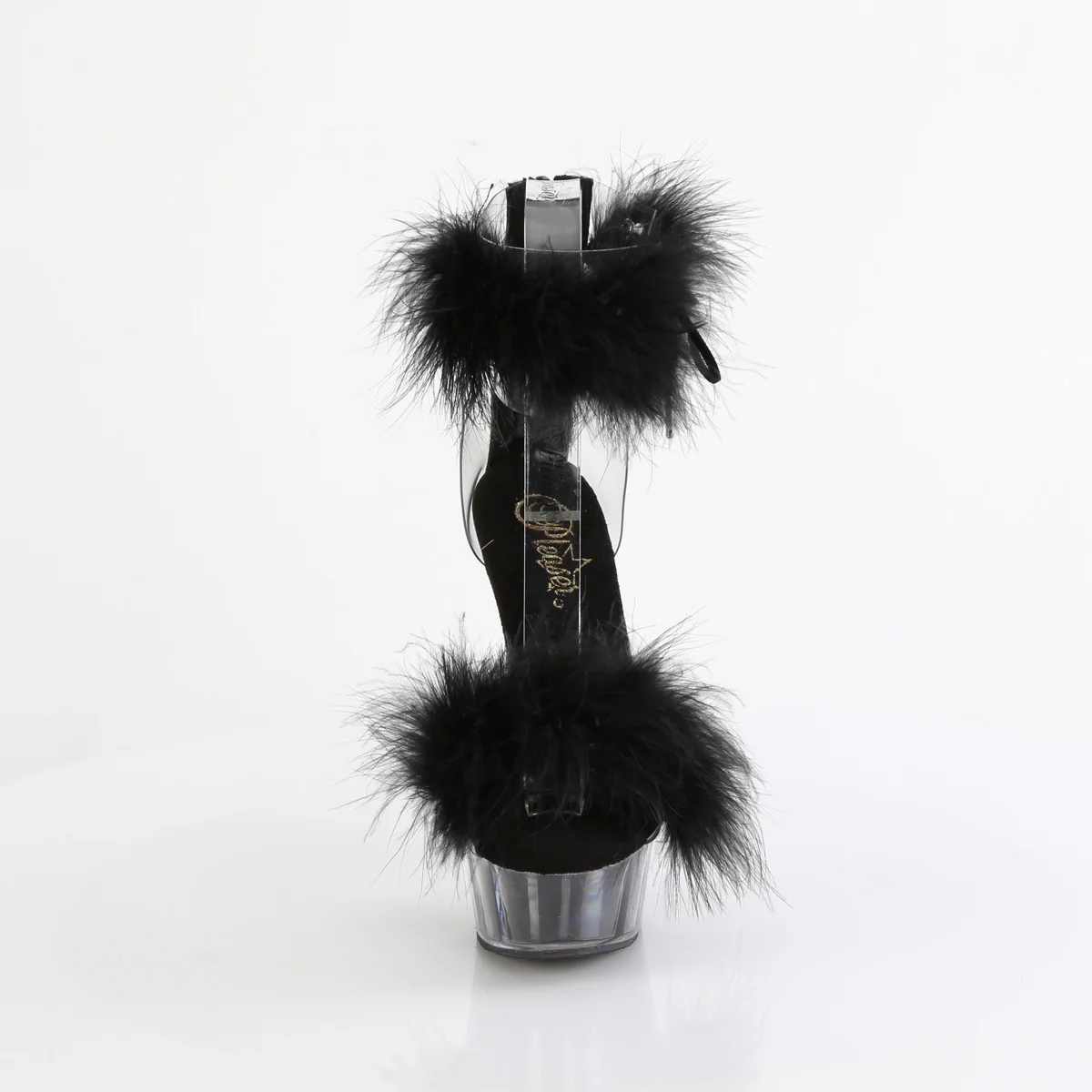 DELIGHT-624F Clear-Black Fur / M - Image 2