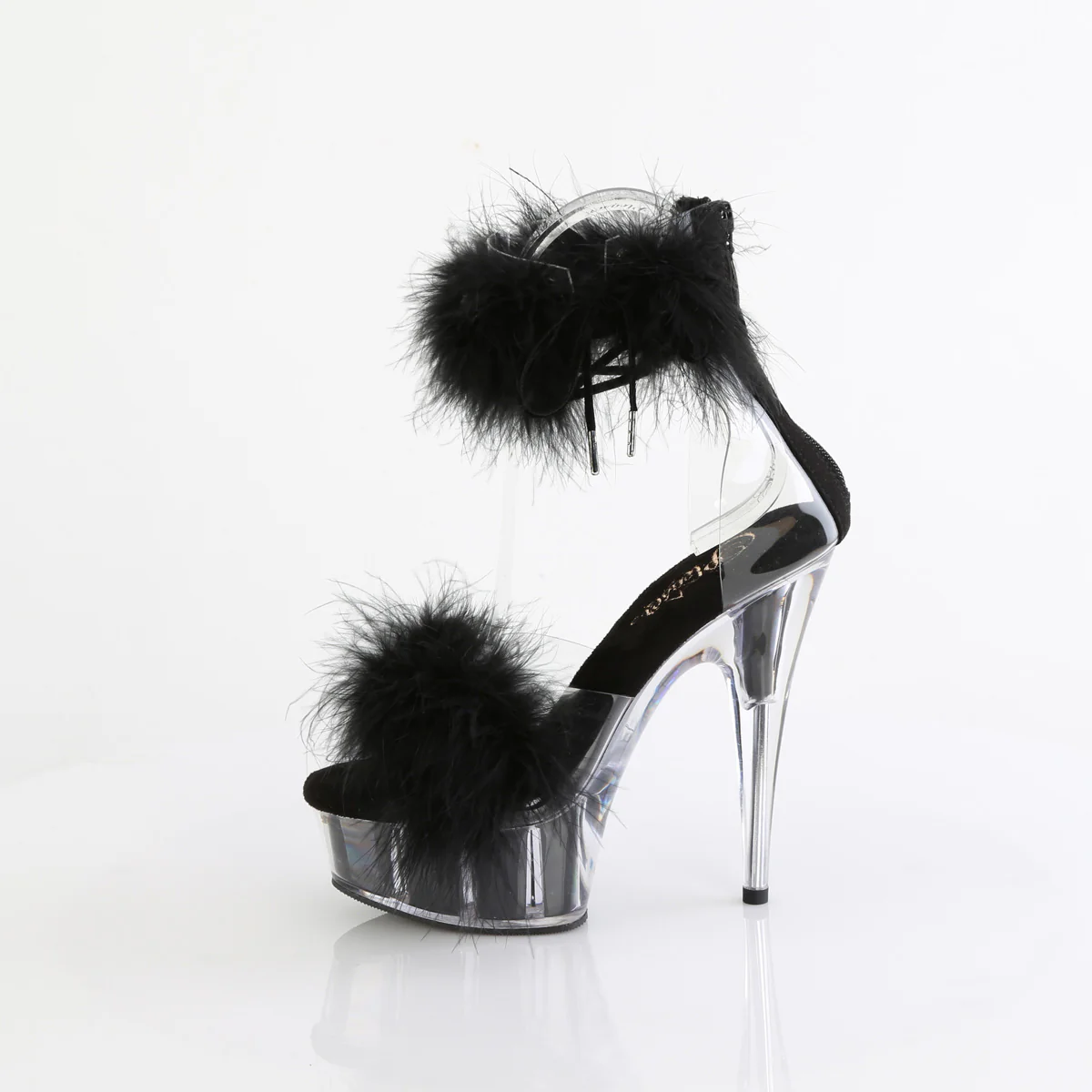 DELIGHT-624F Clear-Black Fur / M - Image 3