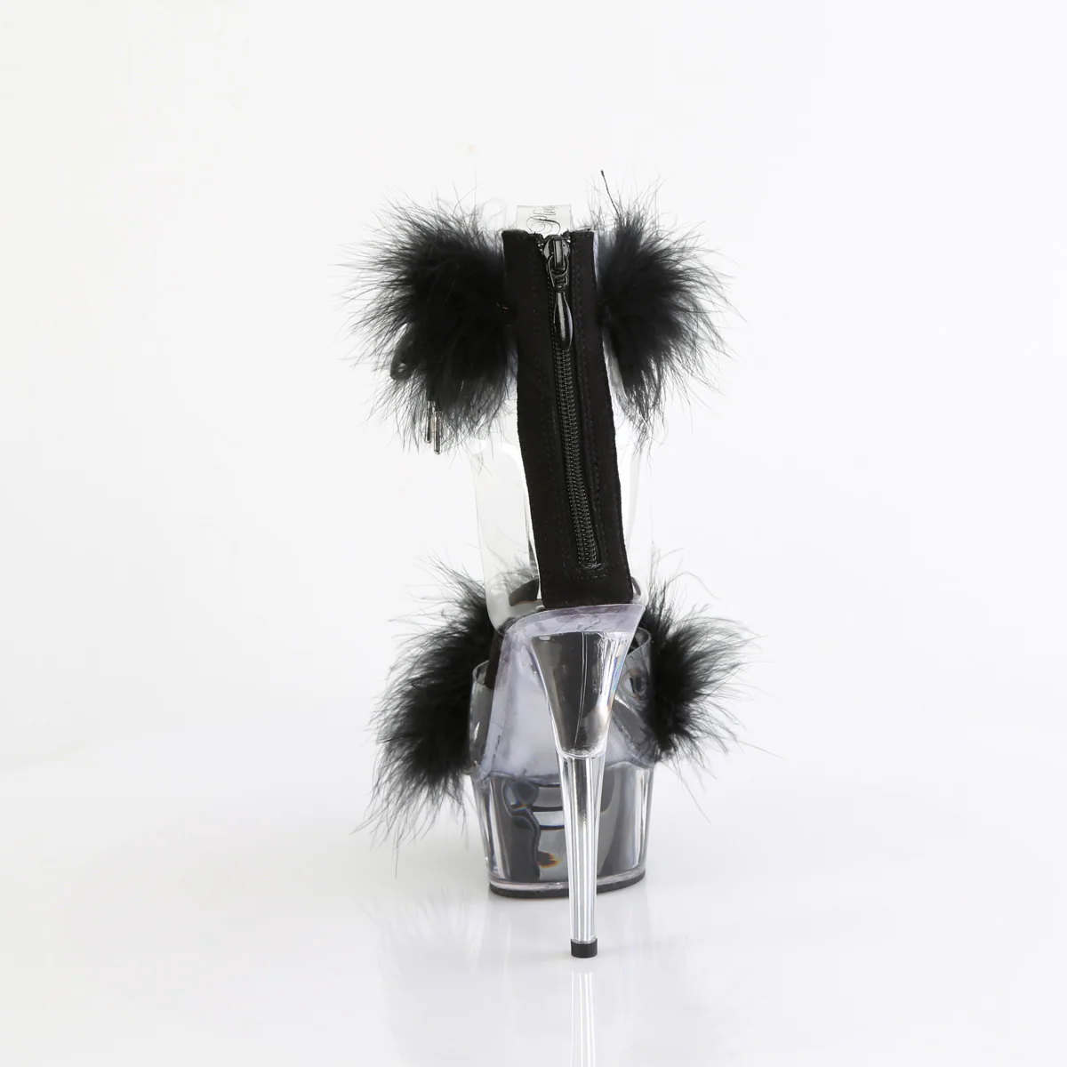 DELIGHT-624F Clear-Black Fur / M - Image 4