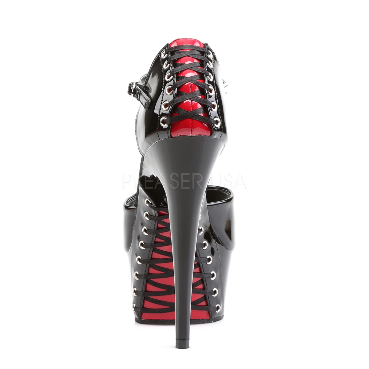 DELIGHT-660FH Black-Red Patent/Black - Image 4