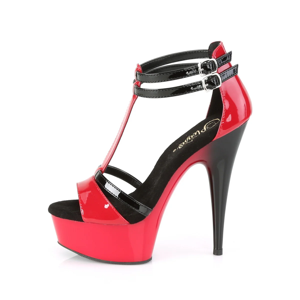 DELIGHT-663 Red-Black Patent/Red-Black - Image 3