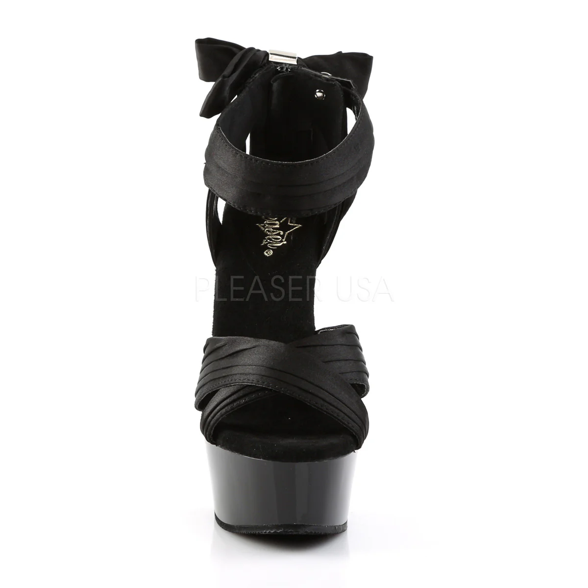 DELIGHT-668 Black Satin/Black - Image 2