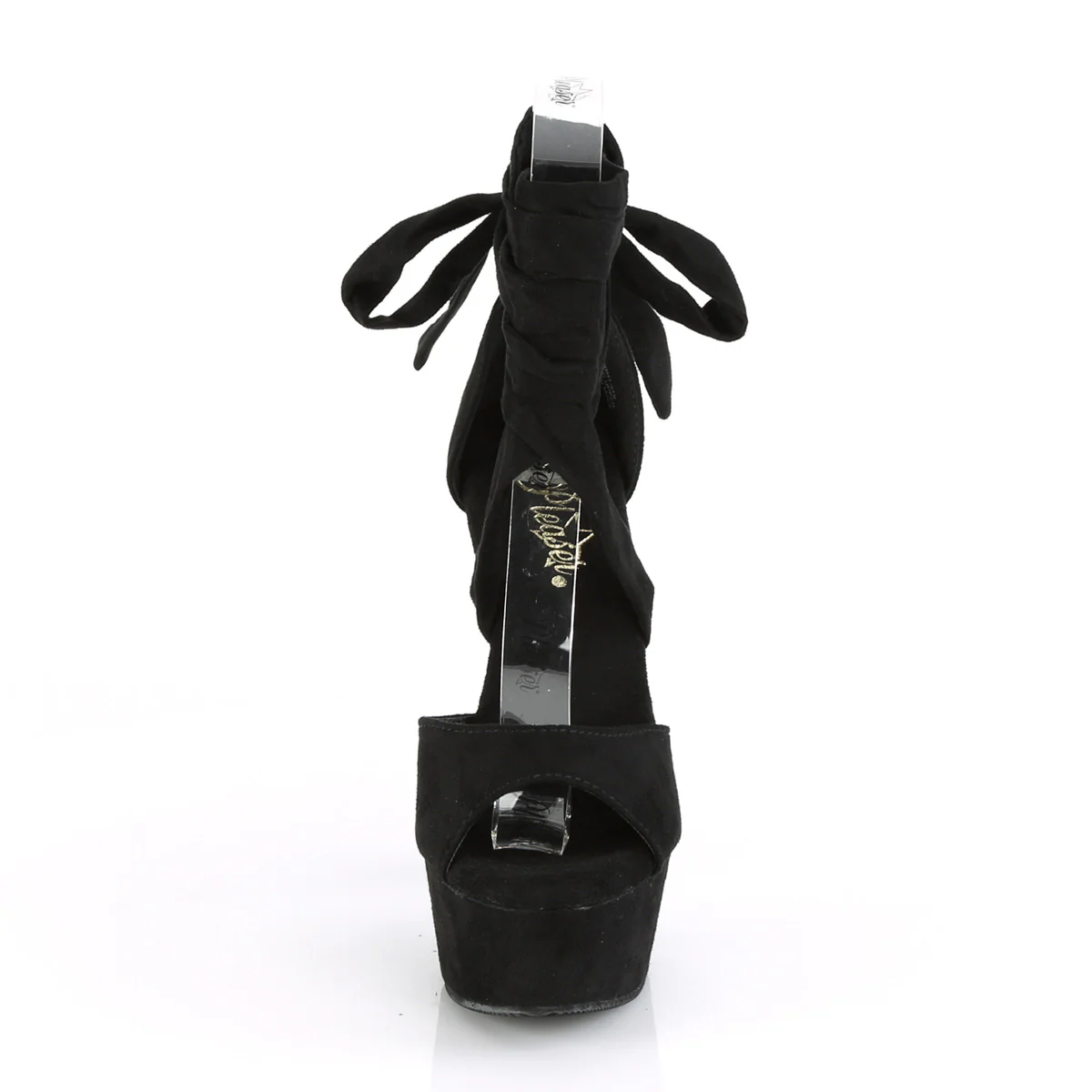 DELIGHT-679 Black Faux Suede/Black Faux Suede - Image 2