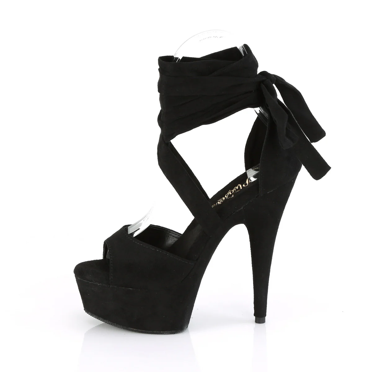 DELIGHT-679 Black Faux Suede/Black Faux Suede - Image 3