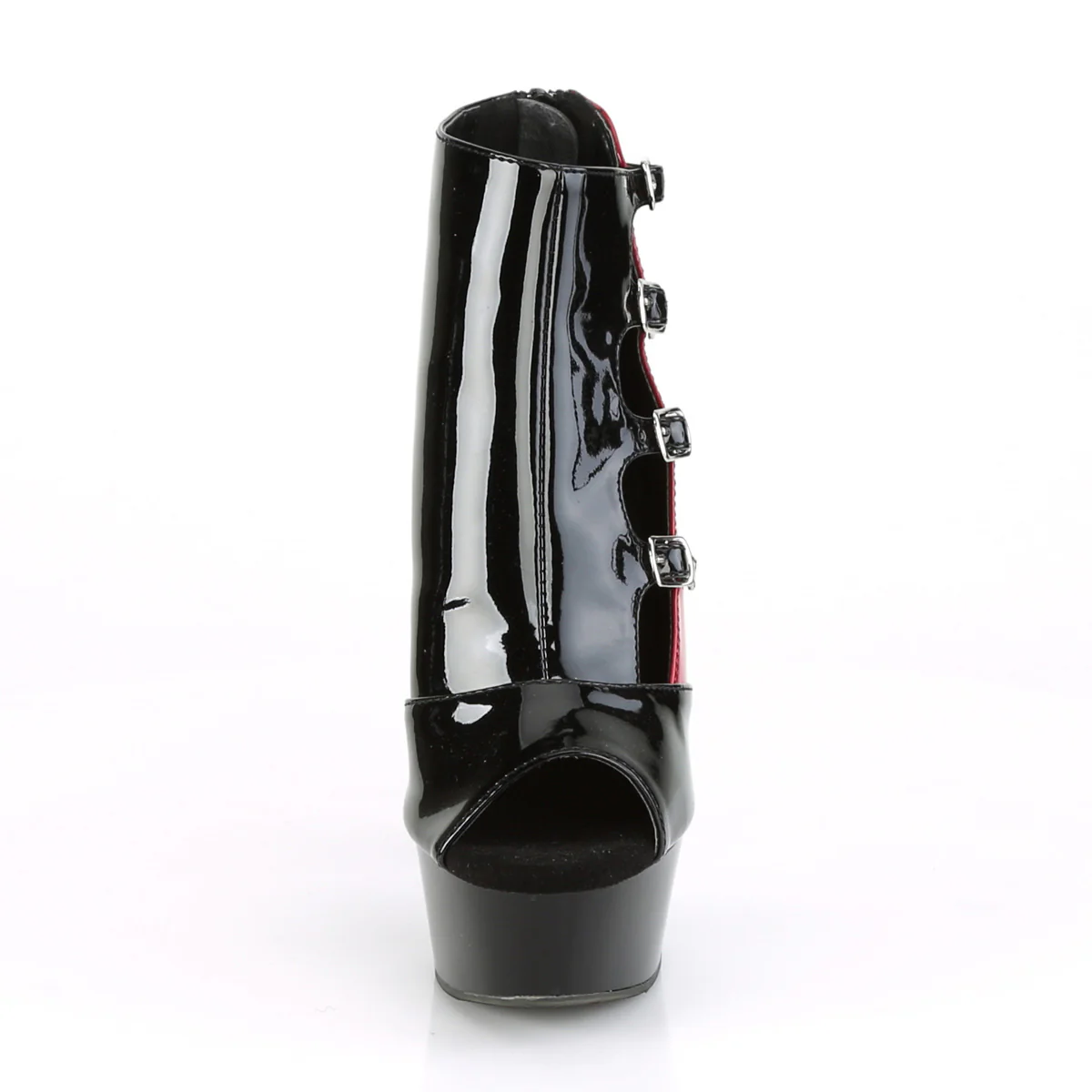 DELIGHT-681 Black-Red Patent/Black - Image 2