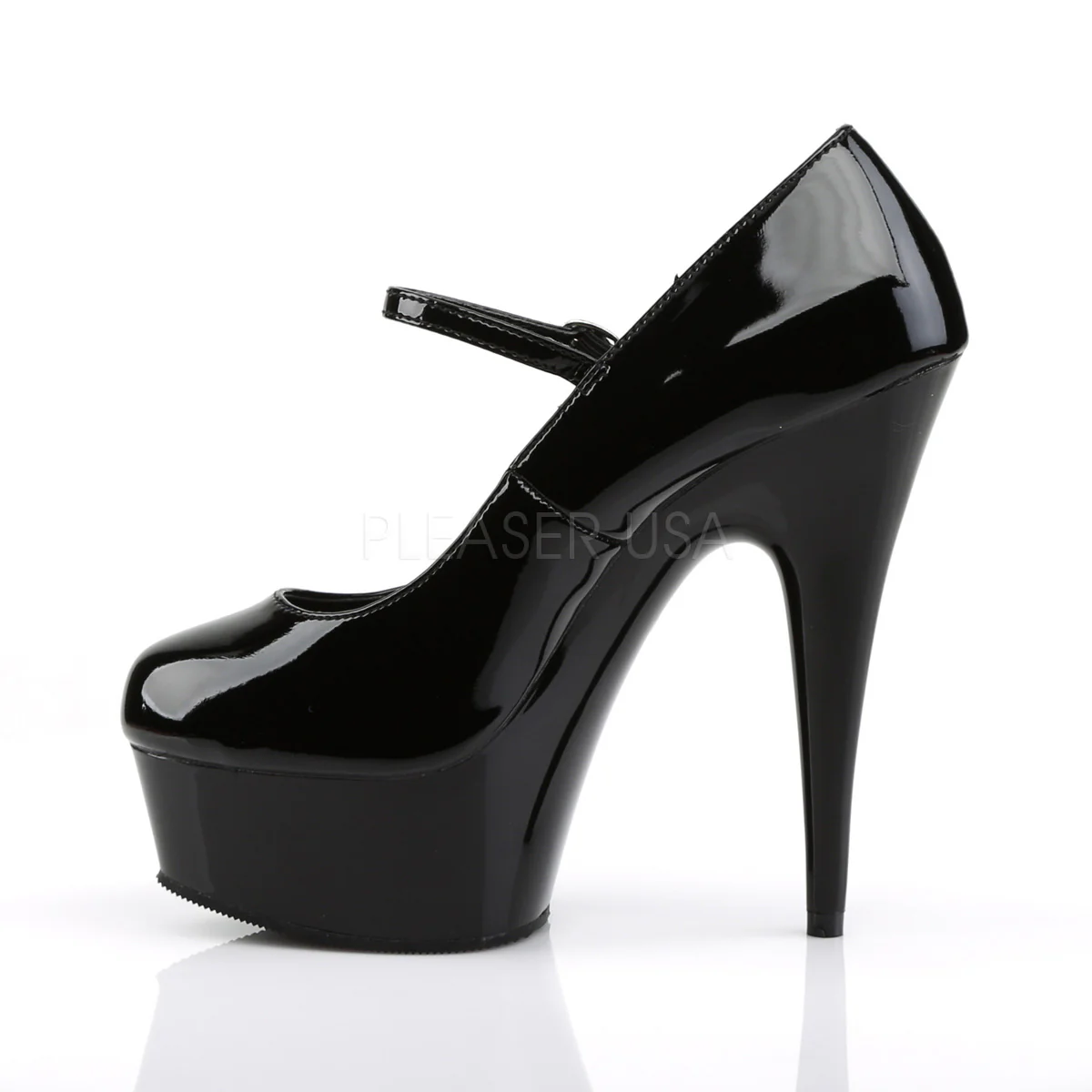 DELIGHT-687  Black Patent/Black - Image 3