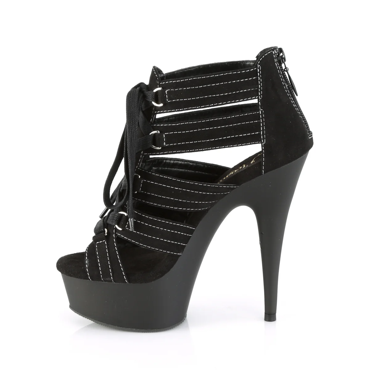 DELIGHT-693 Black Microfiber/Black Matte - Image 3