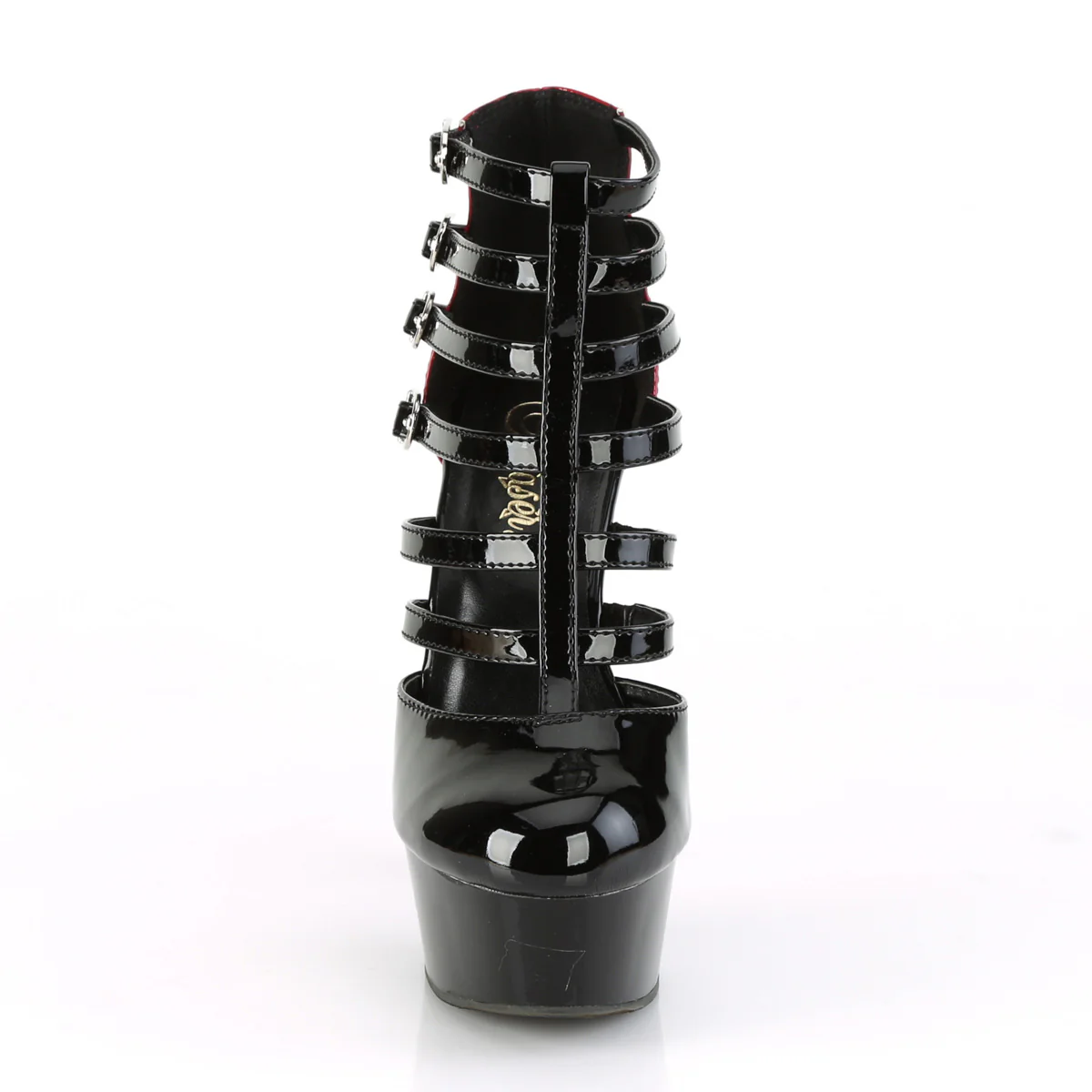 DELIGHT-695  Black-Red Patent/Black - Image 2