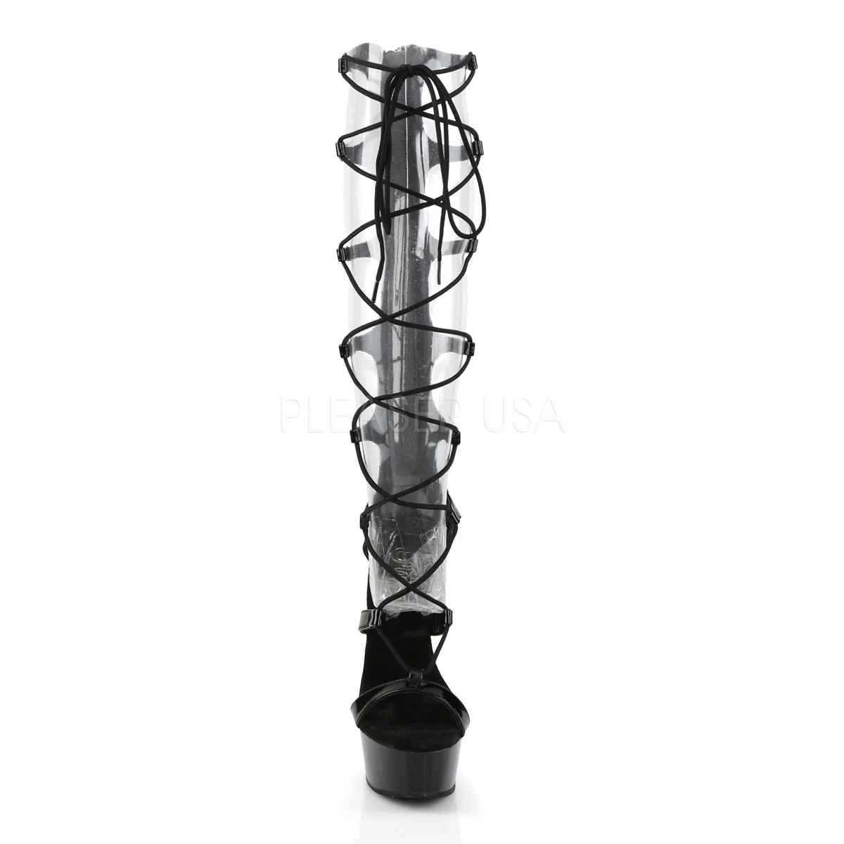 DELIGHT-698 Black Patent/Black - Image 2