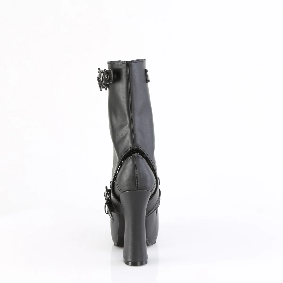 DEMON-13  Black Vegan Leather - Image 4