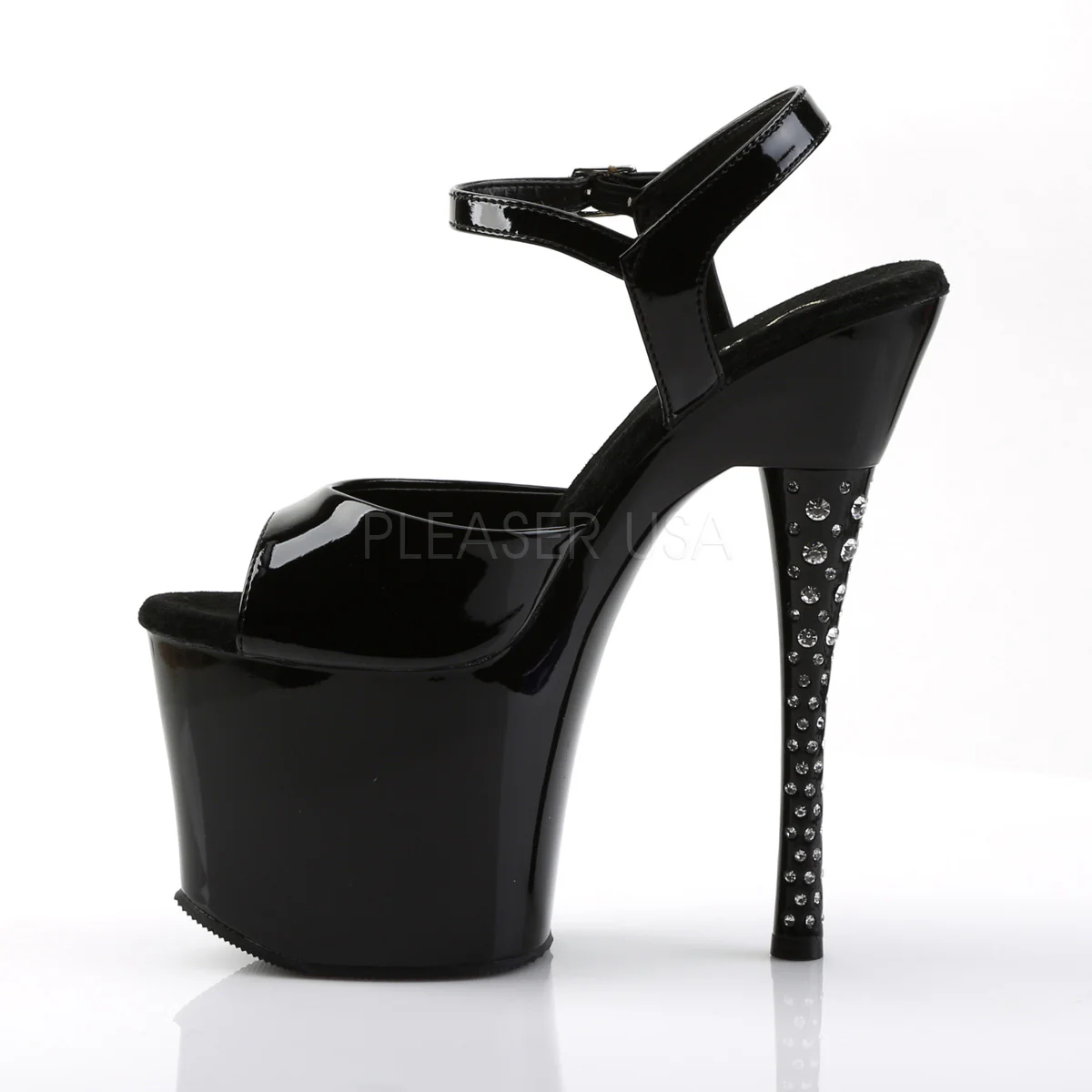 DIAMOND-709  Black Patent/Black - Image 3