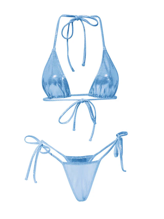 Diamond Dolls Chloe Bikini - Silver - Image 4