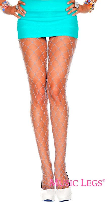 Music Legs Diamond Net Spandex Pantyhose 9024 - Image 7