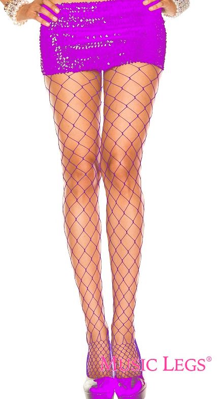 Music Legs Diamond Net Spandex Pantyhose 9024 - Image 8