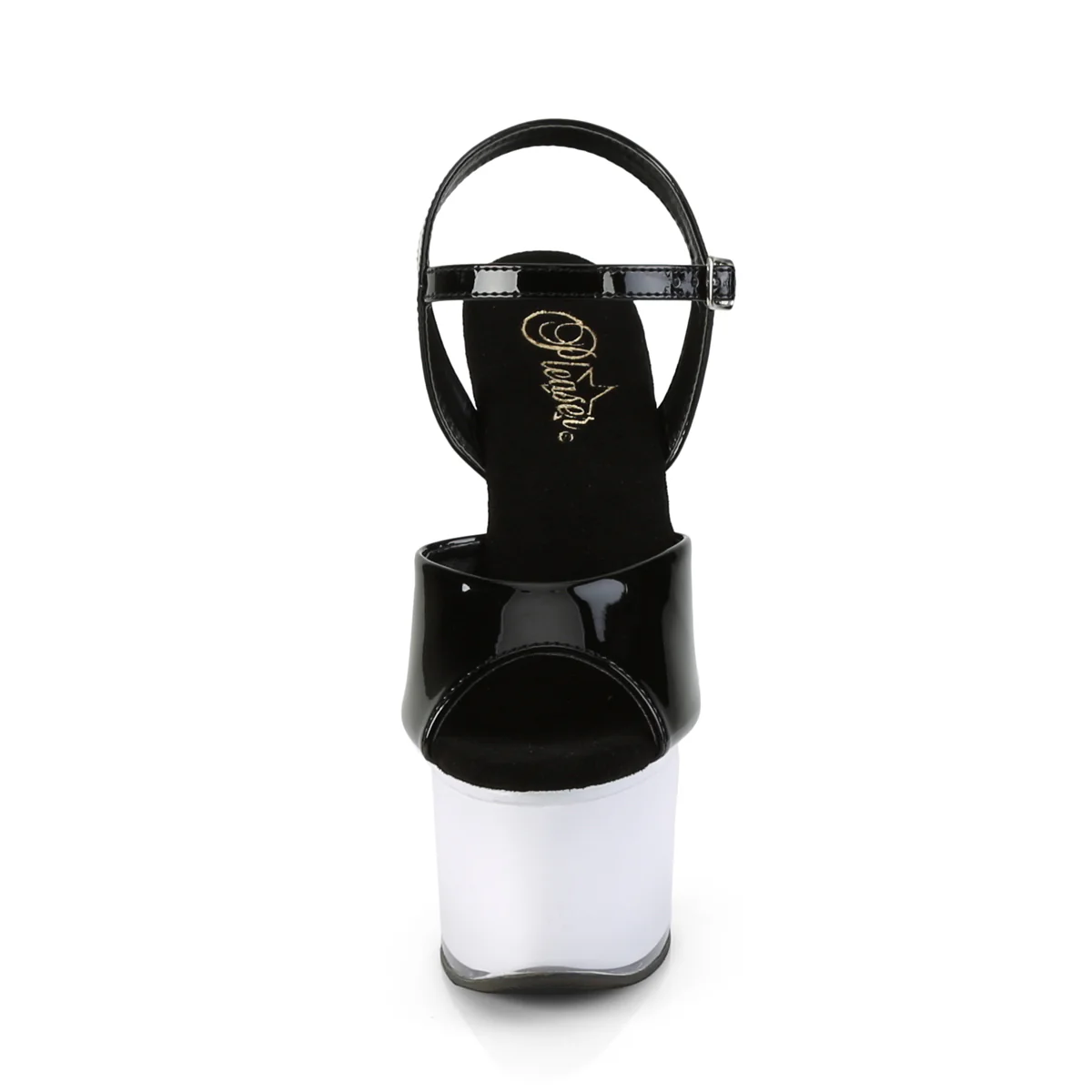 DISCOLITE-709  Black Patent/White Glow - Image 2