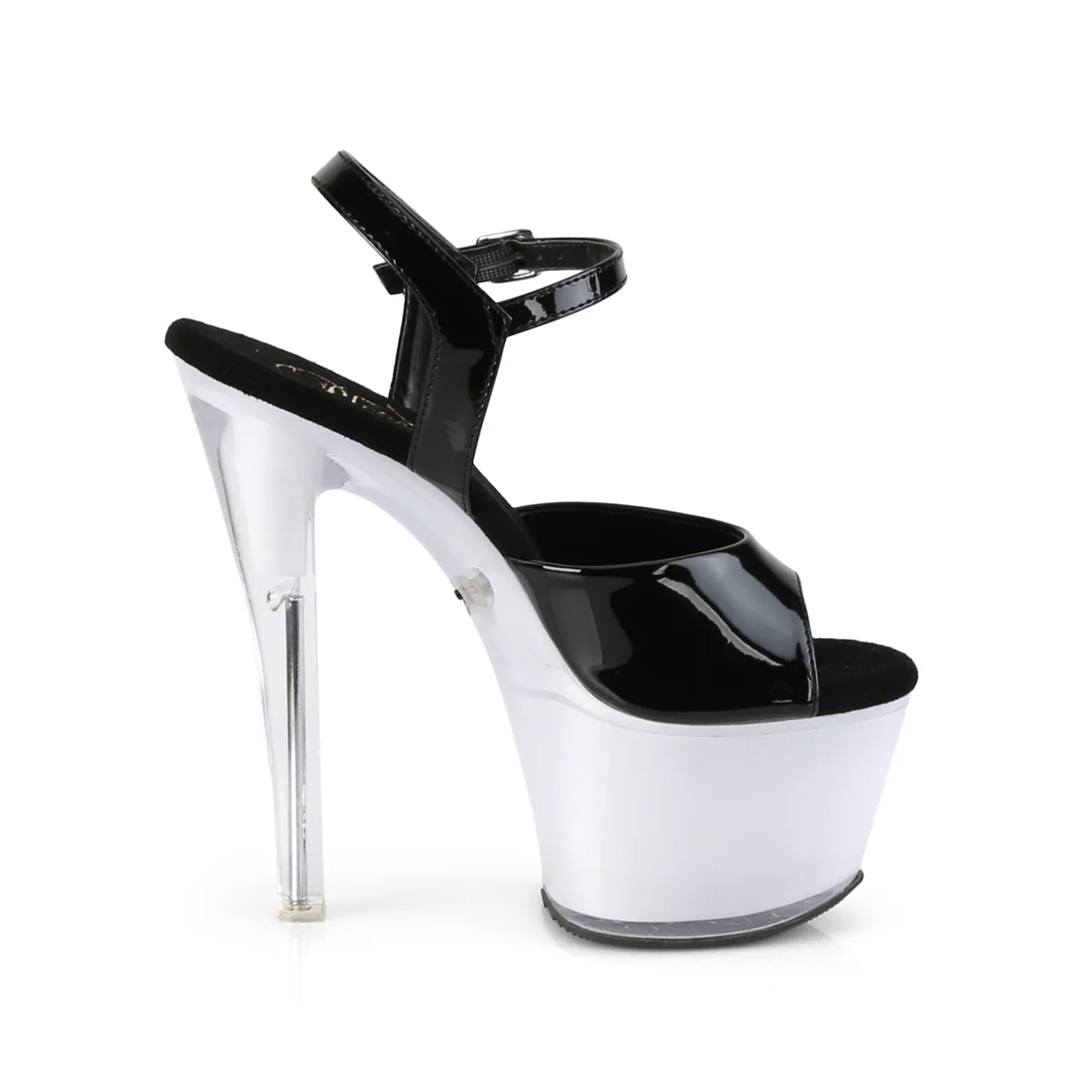 DISCOLITE-709  Black Patent/White Glow - Image 5