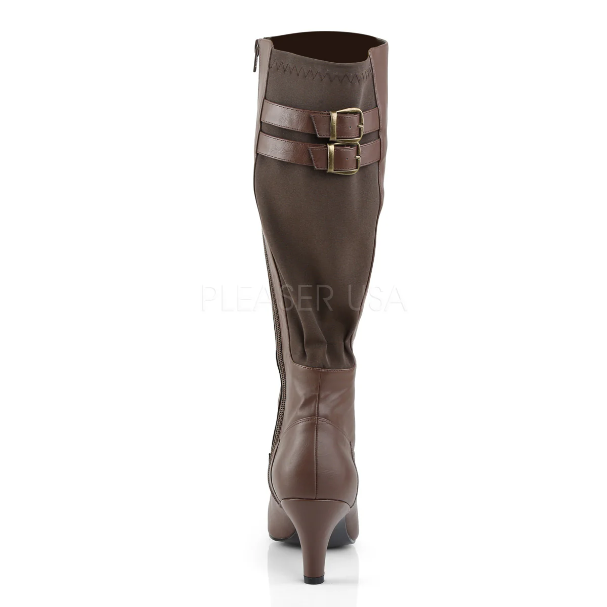 DIVINE-2018  Brown Faux Leather - Image 4