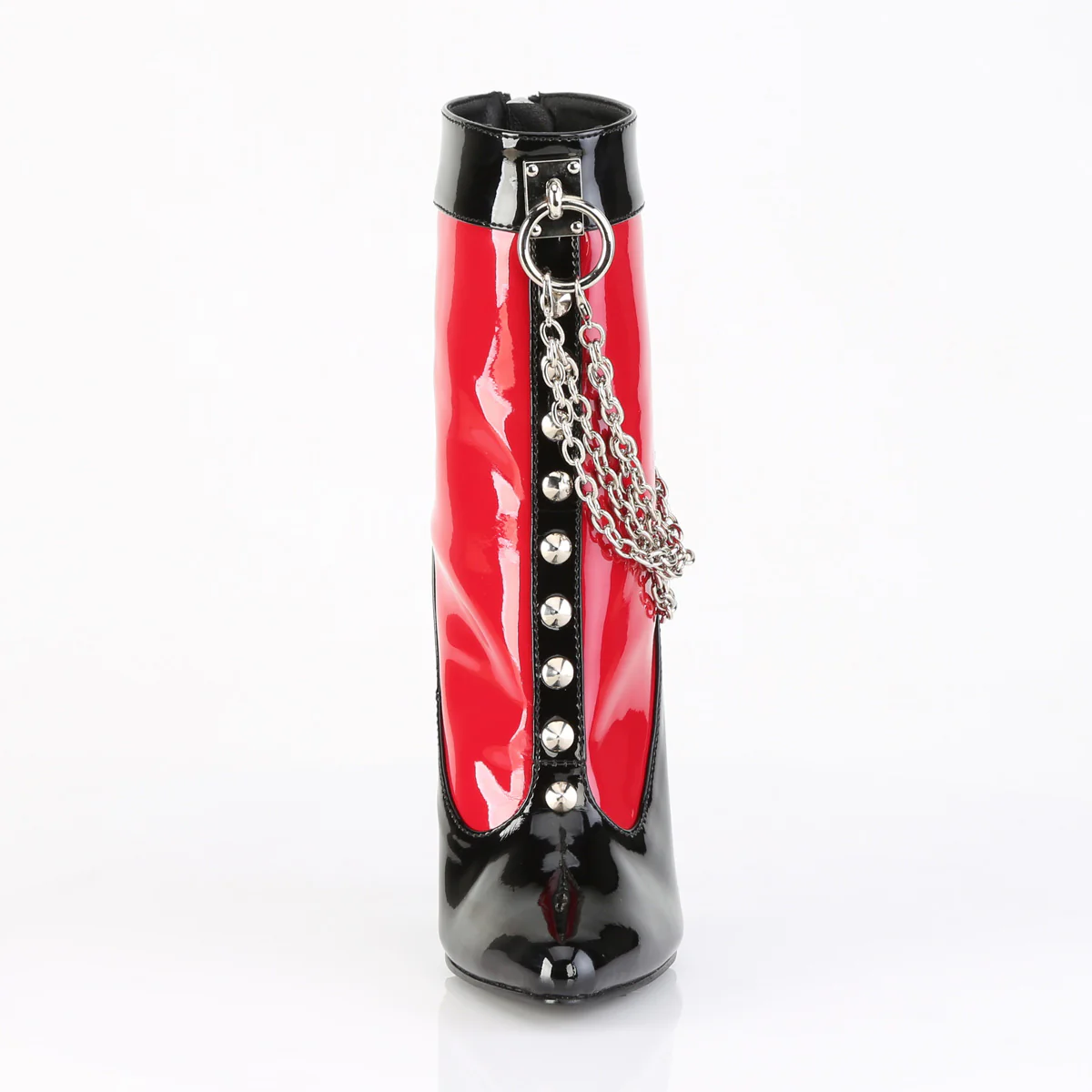 DOMINA-1033 Black-Red Patent - Image 2