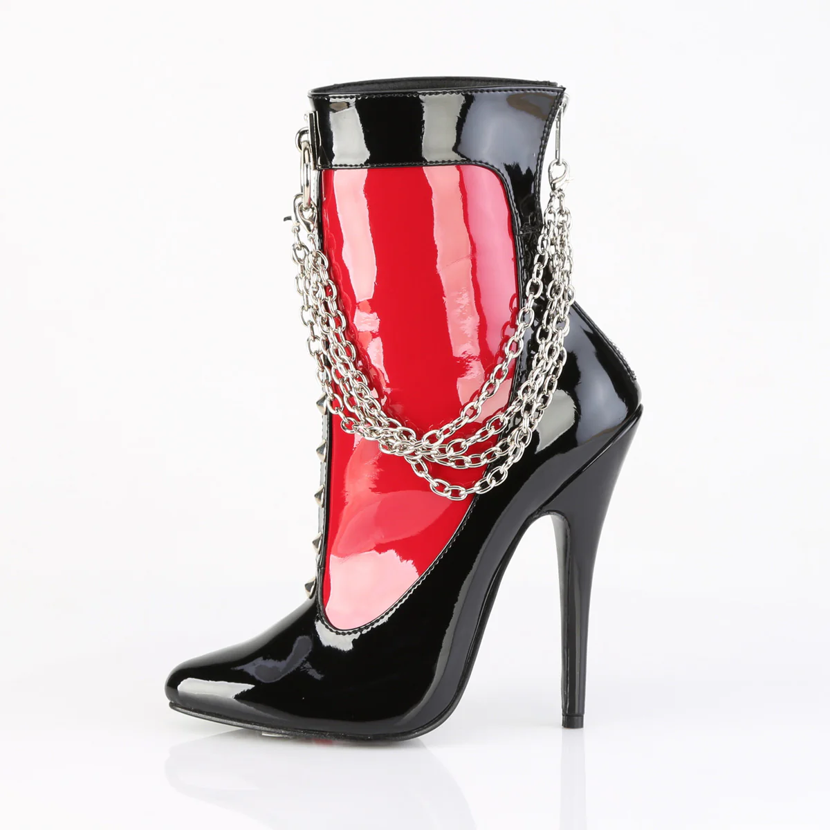 DOMINA-1033 Black-Red Patent - Image 3