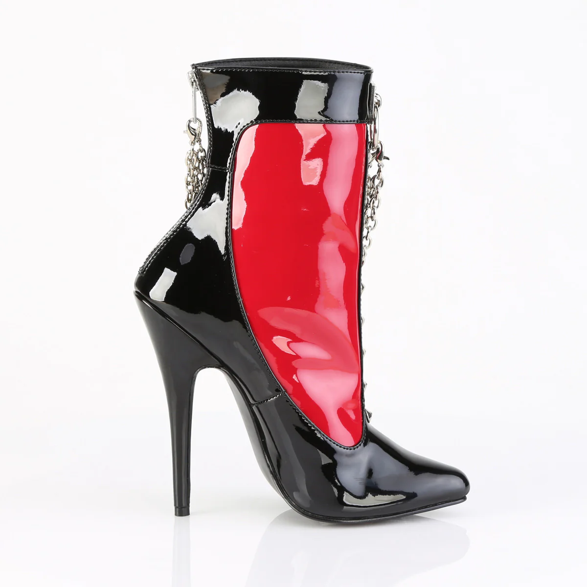 DOMINA-1033 Black-Red Patent - Image 5