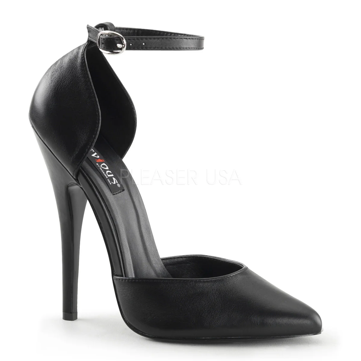DOMINA-402 Black Leather