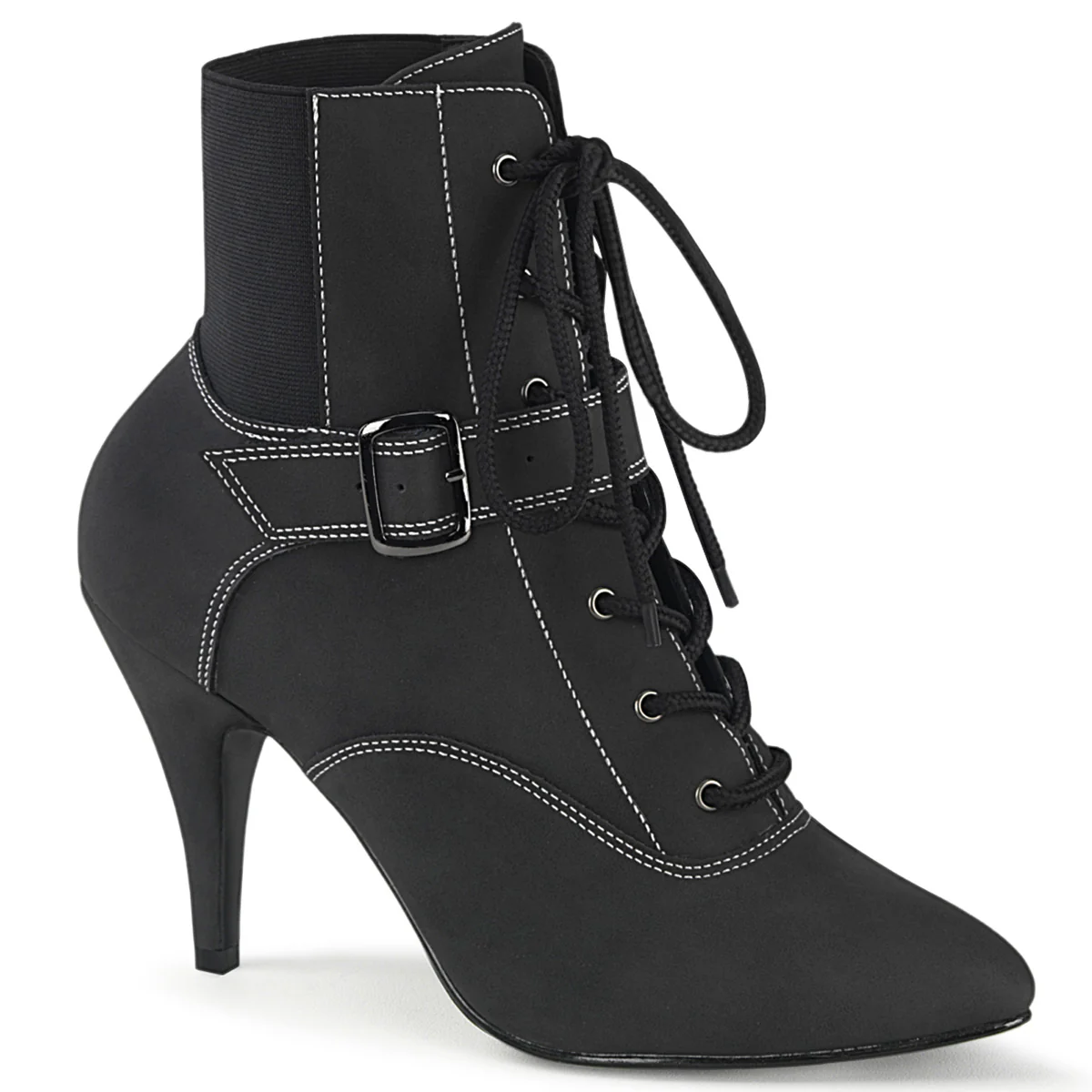 DREAM-1022  Black Faux Nubuck Leather