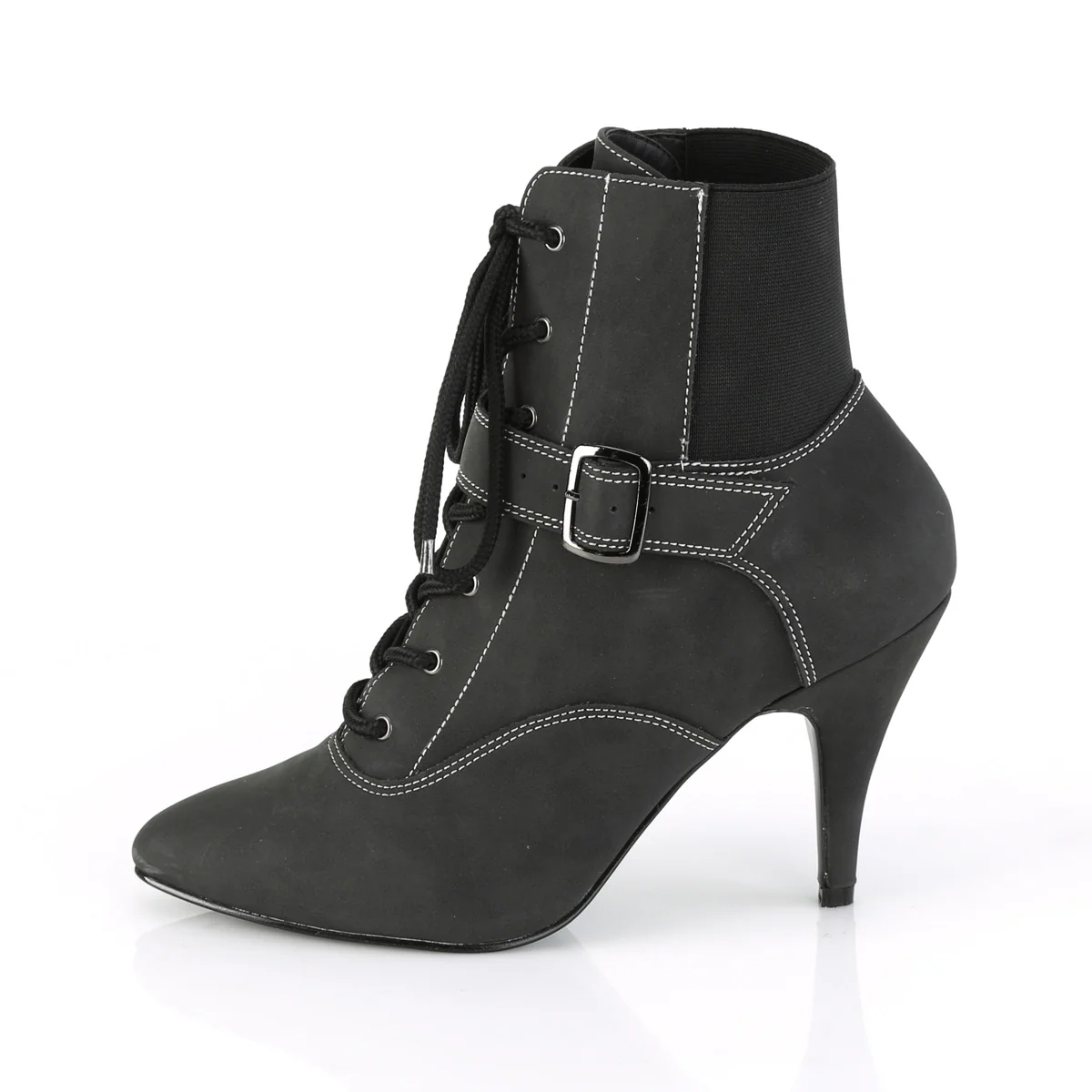 DREAM-1022  Black Faux Nubuck Leather - Image 3