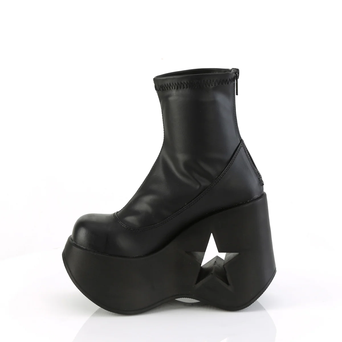 DYNAMITE-100  Black Stretch Vegan Leather - Image 3